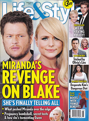 Illustration for article titled This Week In Tabloids: Let's Talk About Miranda Lambert's Revenge Baby, Revenge Babies in General